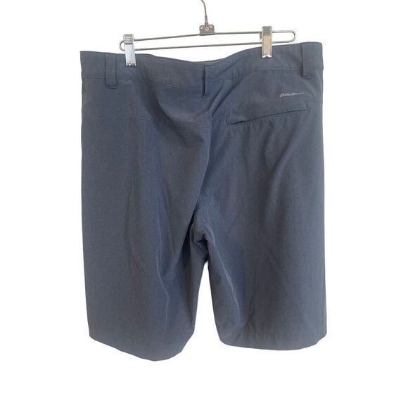 Eddie Bauer Mens Gray FlexiIon Outdoor Shorts Size 35 assistant men’s blue - Picture 3 of 9